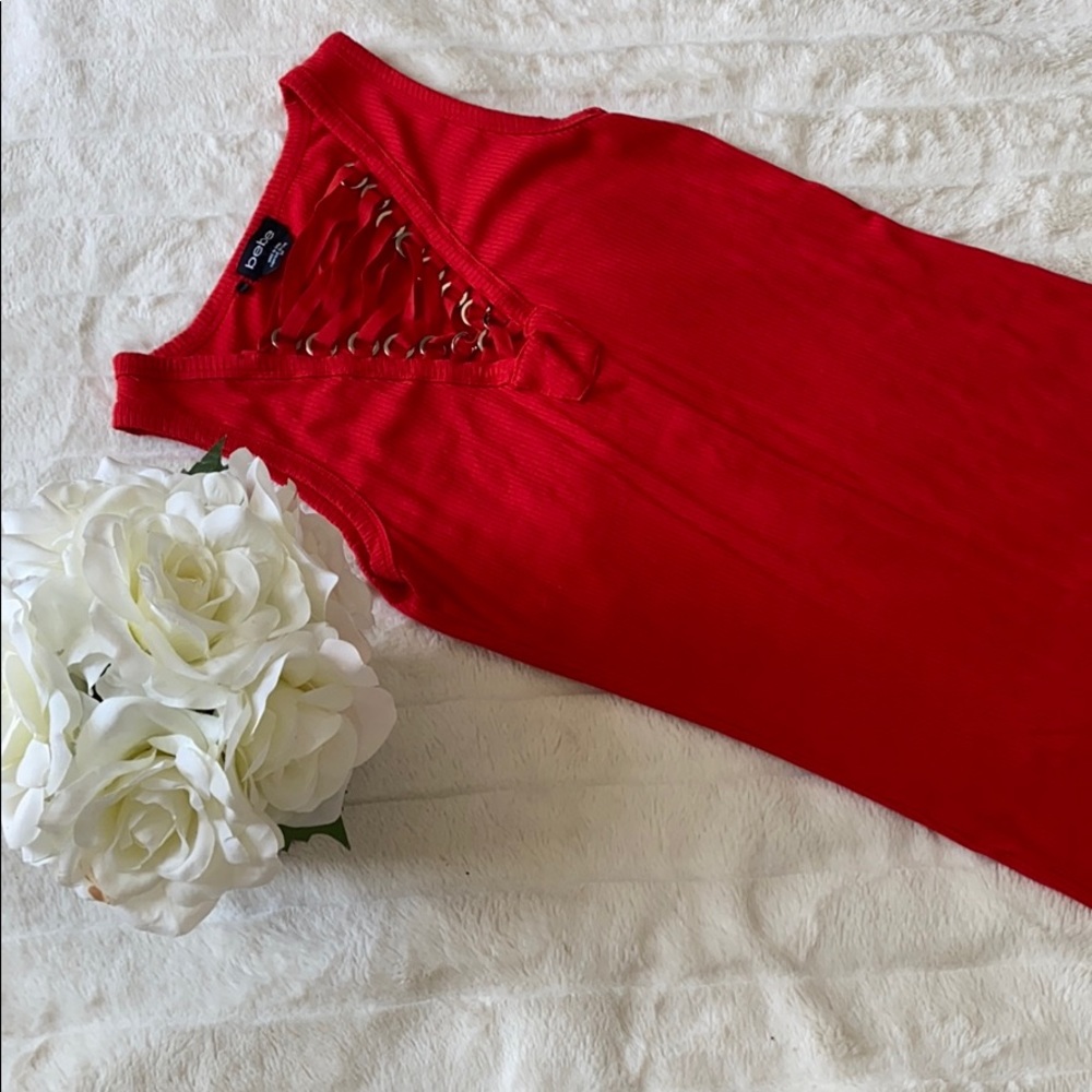 BEBE Red Dress